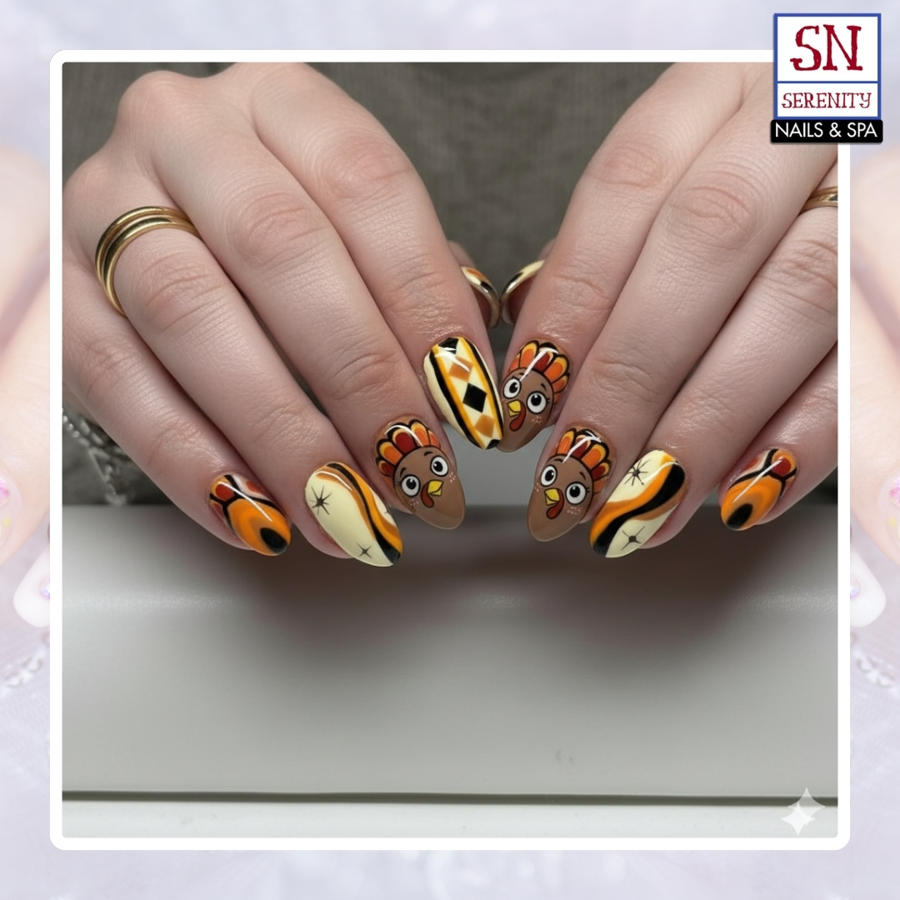 Thanksgiving nail design